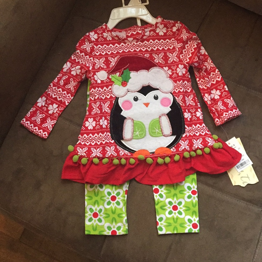 NWT 12 month Christmas outfit